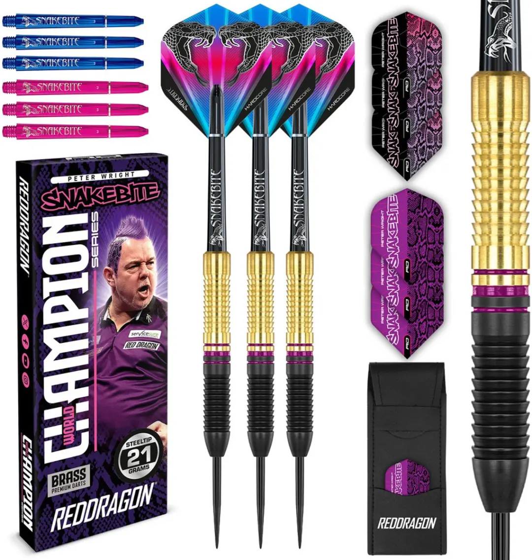 Red Dragon Peter Wright Snakebite Dartpijlen