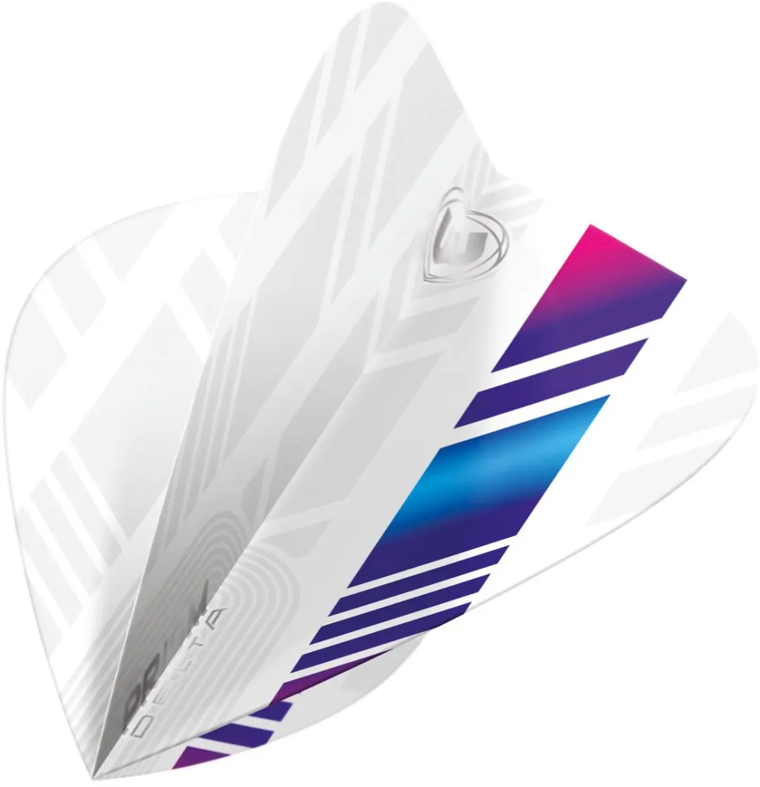 Winmau Prism Delta Dart Flights - 3 Stuks - Rood/Zwart