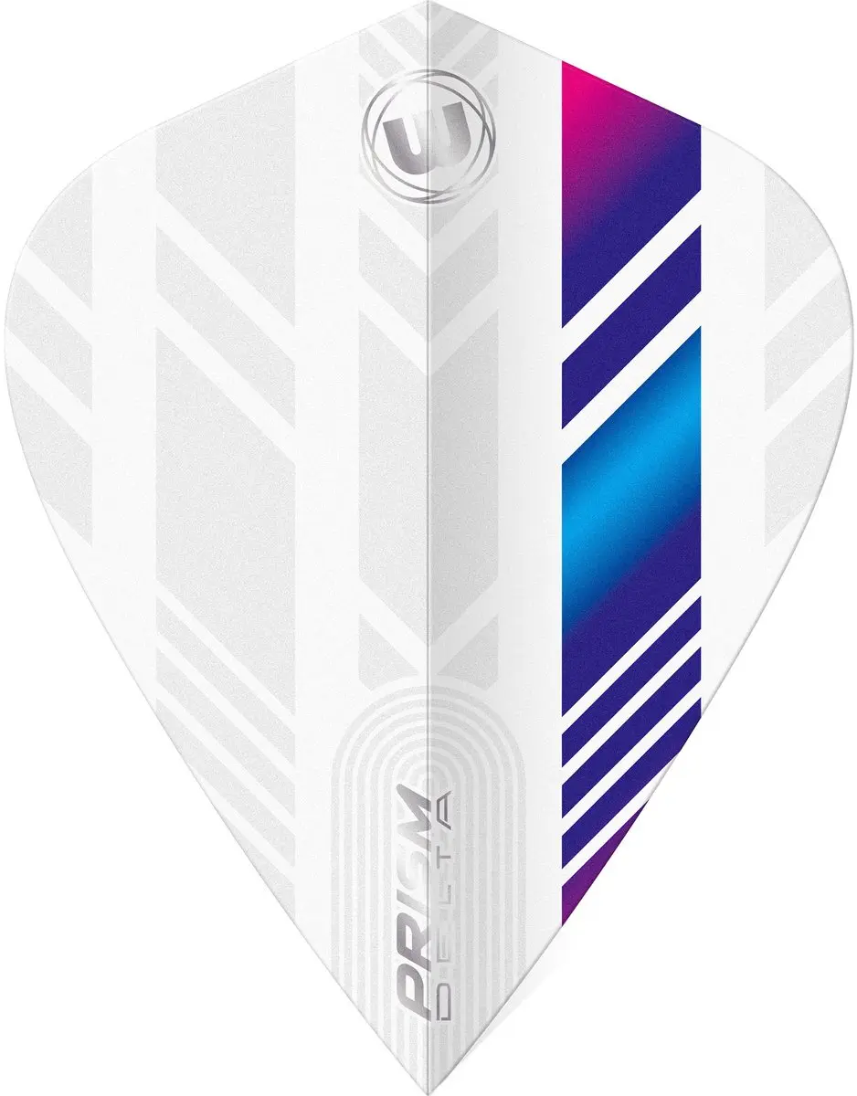 Winmau Prism Delta Dart Flights - 3 Stuks - Rood/Zwart