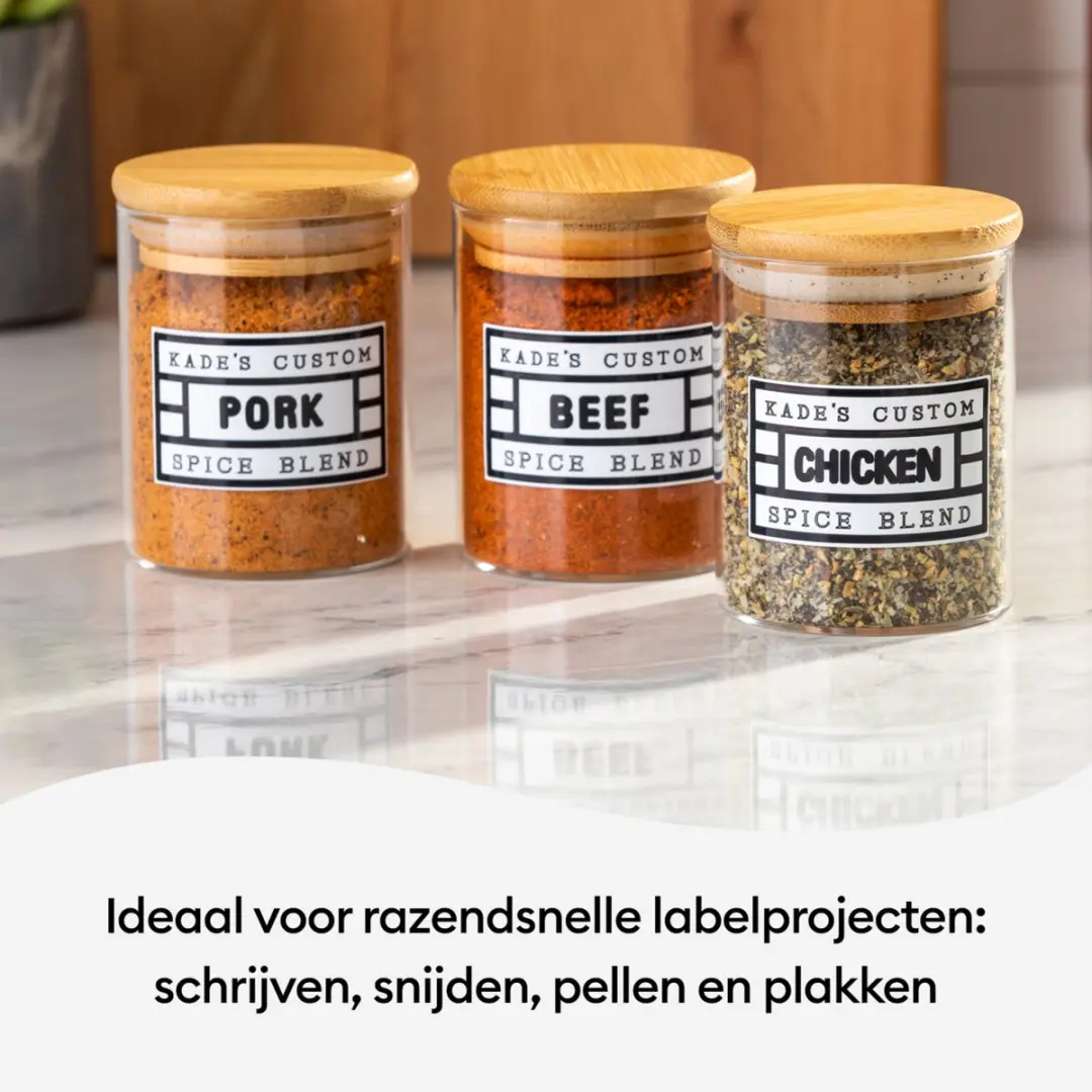 Cricut Klevende Etiketten 2010001 - Wit