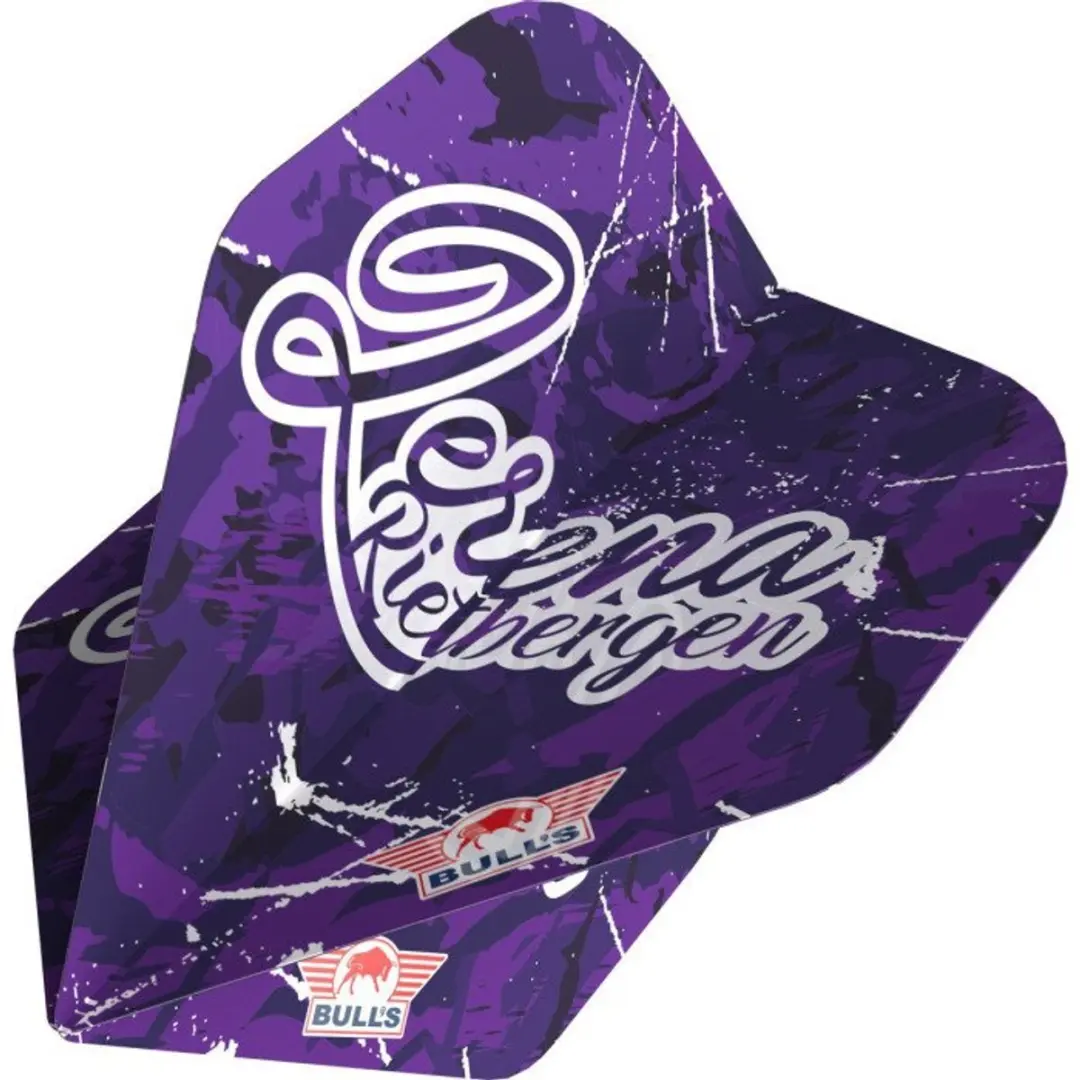 Bull's Lerena Rietbergen Dart Flights BU-51042 - 3 Stuks - Wit/Paars