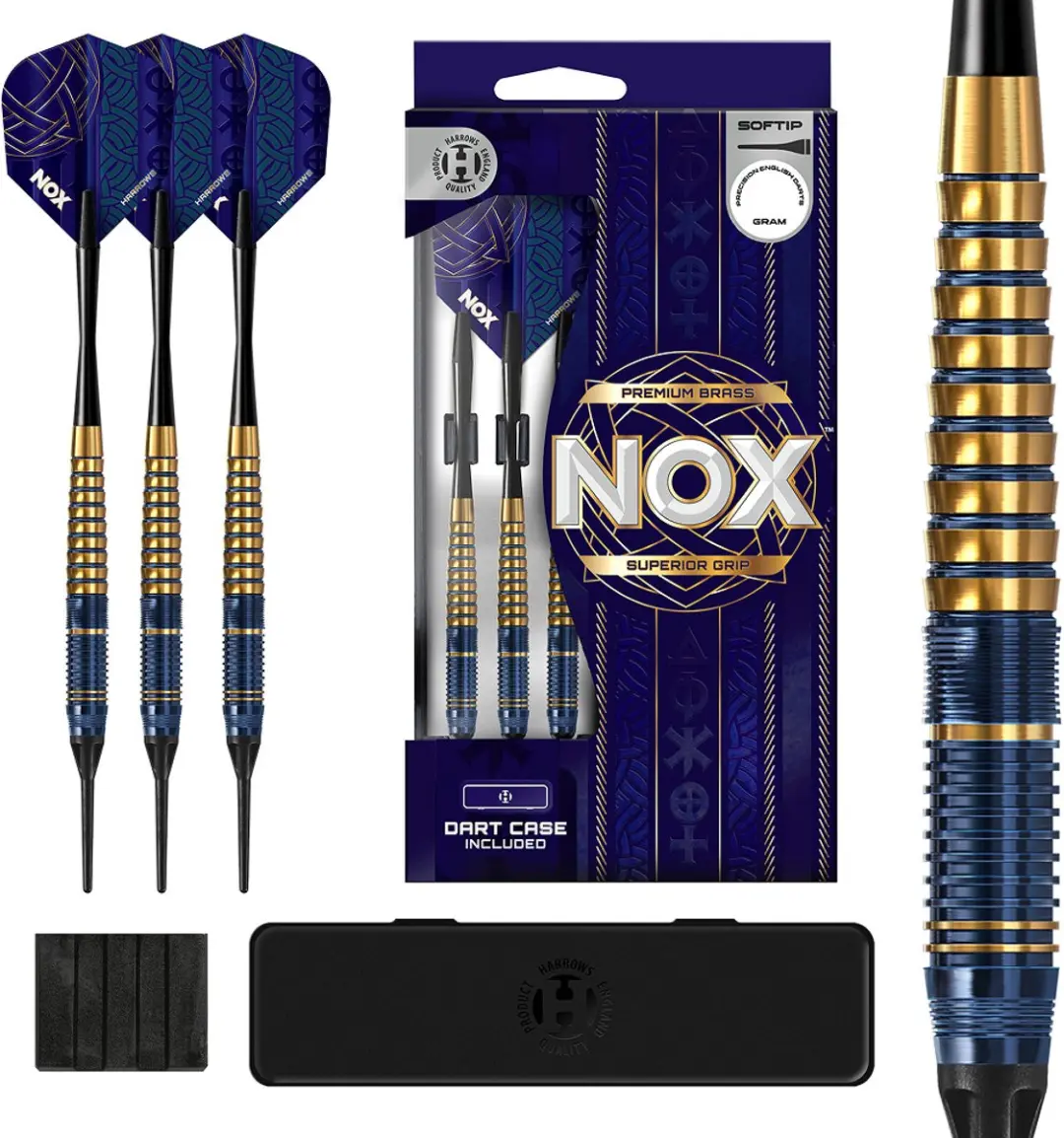 Harrows Nox Brass Soft Tip Darts