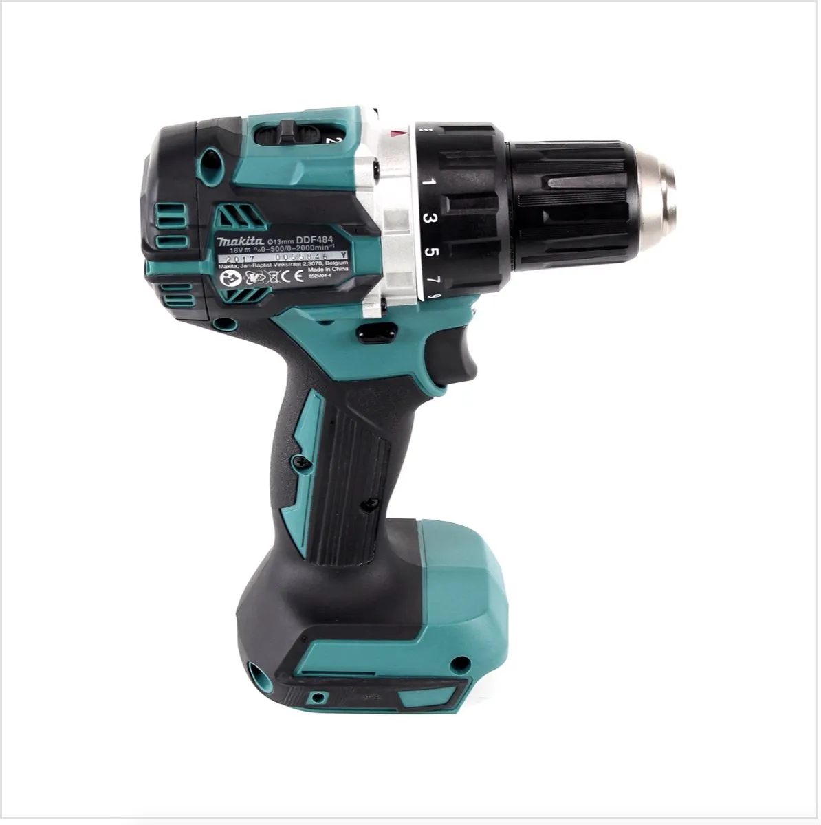 Makita DDF484ZJ Accuboormachine borstelloos 18V - 54Nm - 21 standen - afbeelding 2 van 5