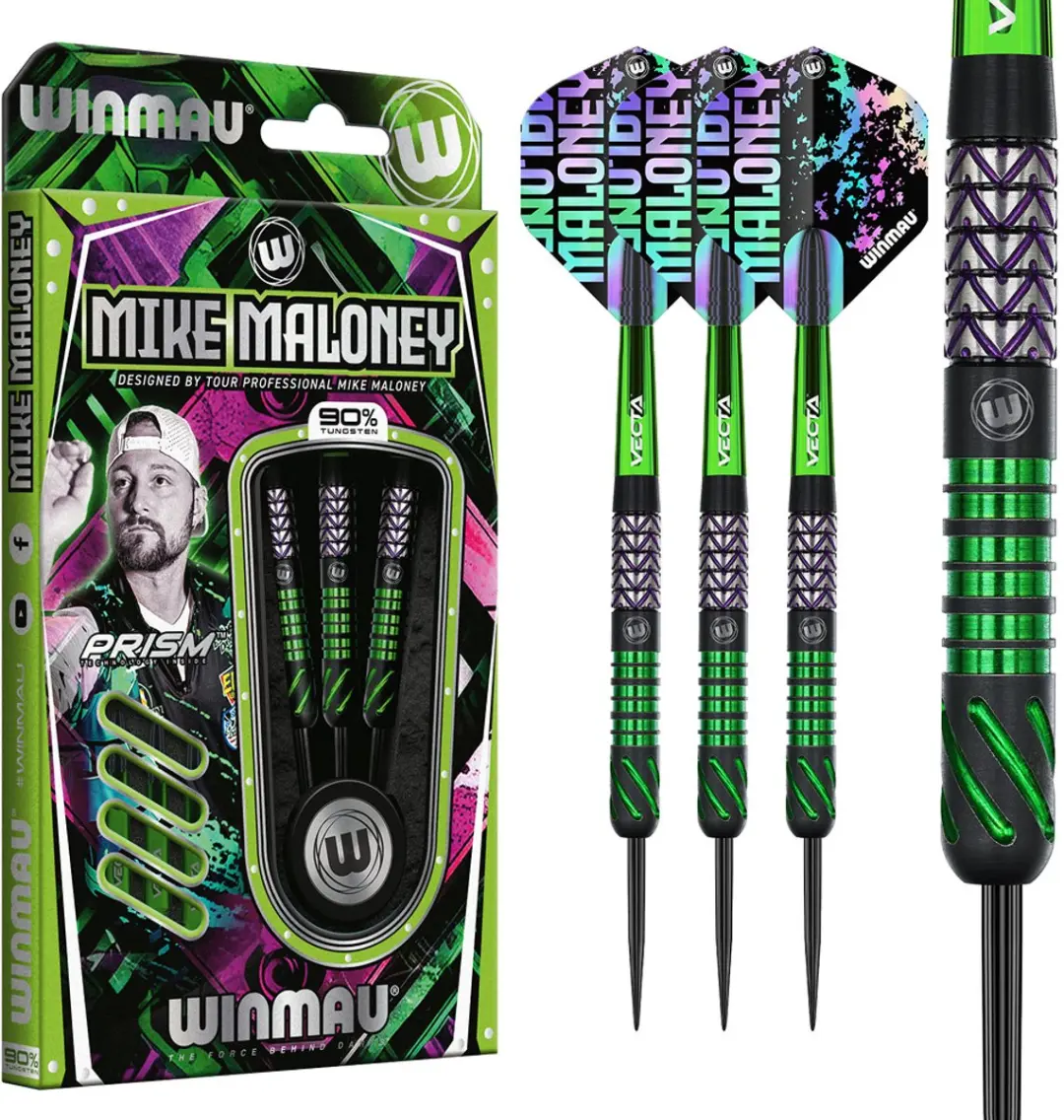 Winmau Mike Maloney 90% Dartpijlen