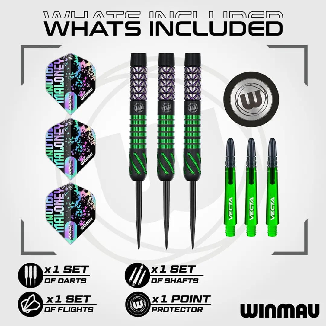 Winmau Mike Maloney 90% Dartpijlen - 3 Stuks