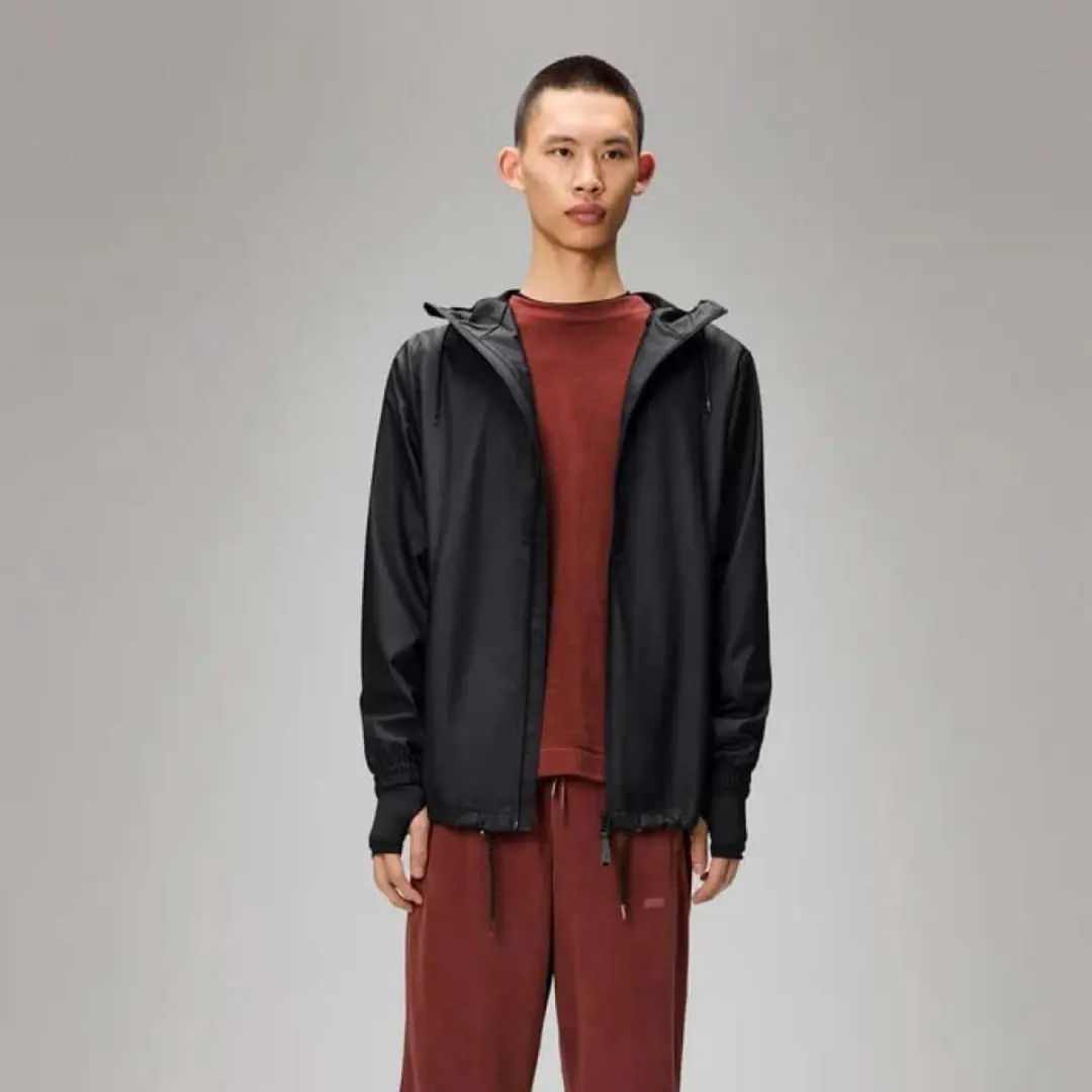Rains Storm Breaker Regenjas Senior Maat L - Zwart