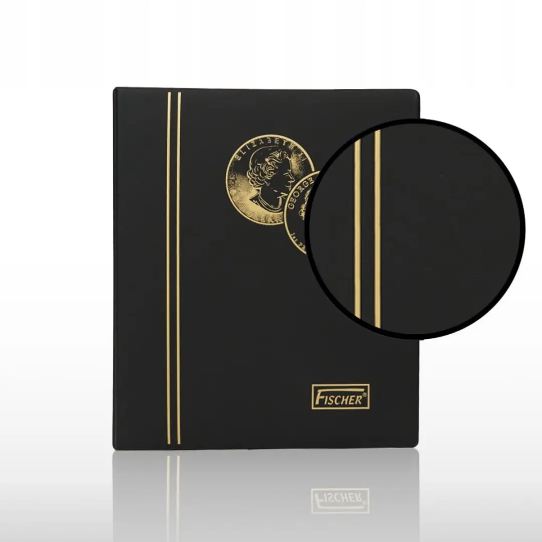 Fischer Premium Muntalbum 224 Stuks - Zwart