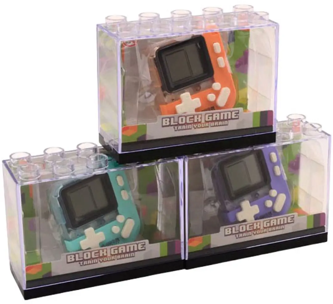 Johntoy Train Your Brain Block Game Console - Zwart