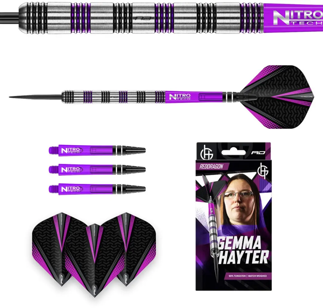 Red Dragon Gemma Hayter 90% Dartpijlen - 3 Stuks