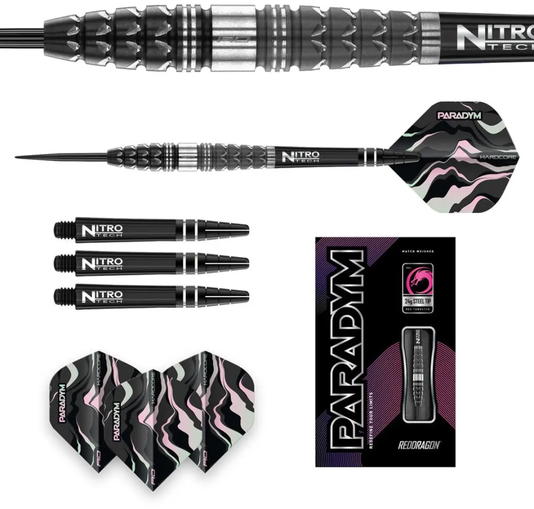 Red Dragon Paradym Torpedo Dartpijlen 24g