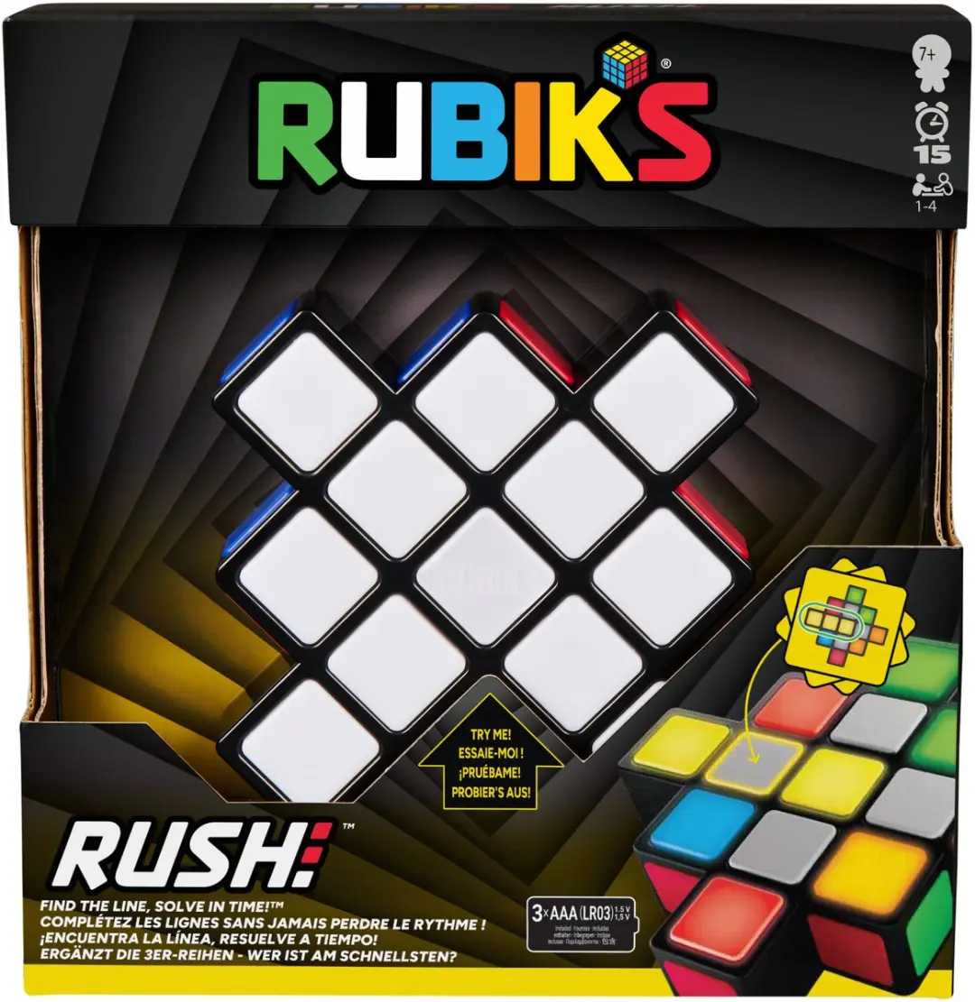 Spin Master Rubik's Cube Rubik's Rush Elektronisch Puzzelspel - 2x AAA - 1-4 Spelers