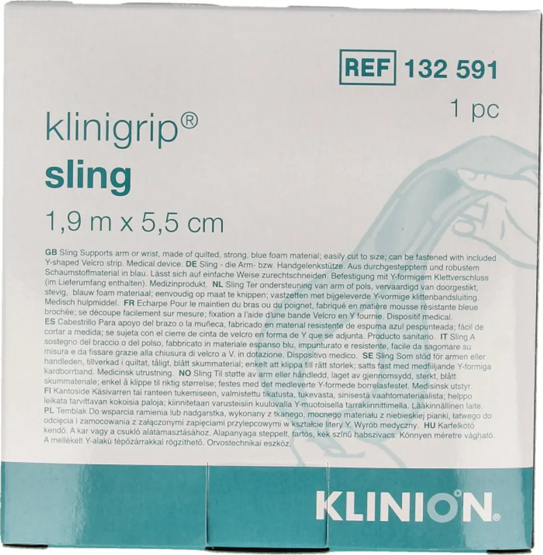 Klinion Klinigrip Sling 180cm x 5.5cm - Blauw