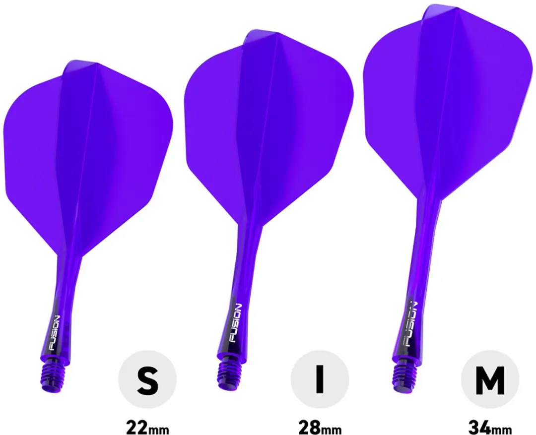 Winmau Fusion NO6 Dartvleugels - Paars - 3 Stuks