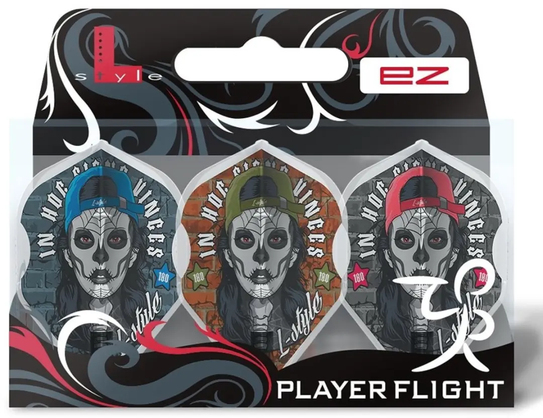 L-Style Jesus Noguera V3 Champagne Dart Flights F11012 - 3 Stuks