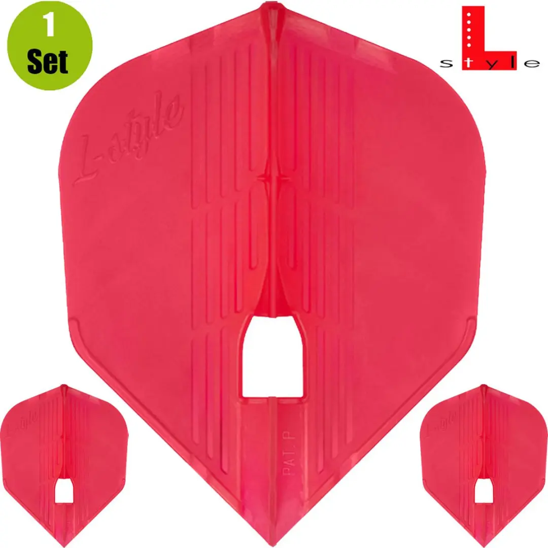 L-Style Champagne Flight Kami L3 Shape Dart Flights - Rood FP5304