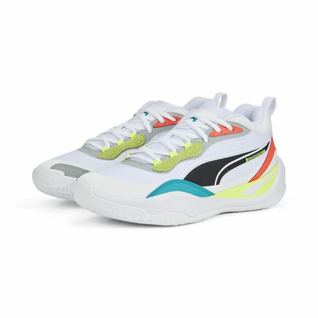 PUMA Playmaker Pro Basketbalschoenen 44 - Wit