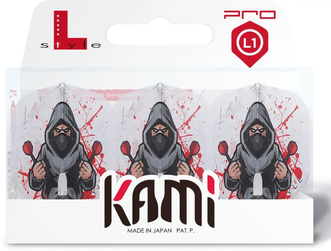 L-Style L1 Kami Rene Eidams V4 Dart Flights - 3 Stuks