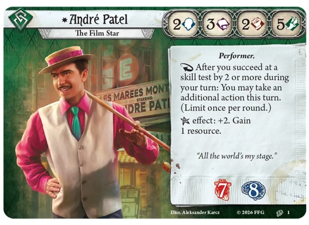 Asmodee Arkham Horror André Patel Deck Uitbreiding - FFAHC103
