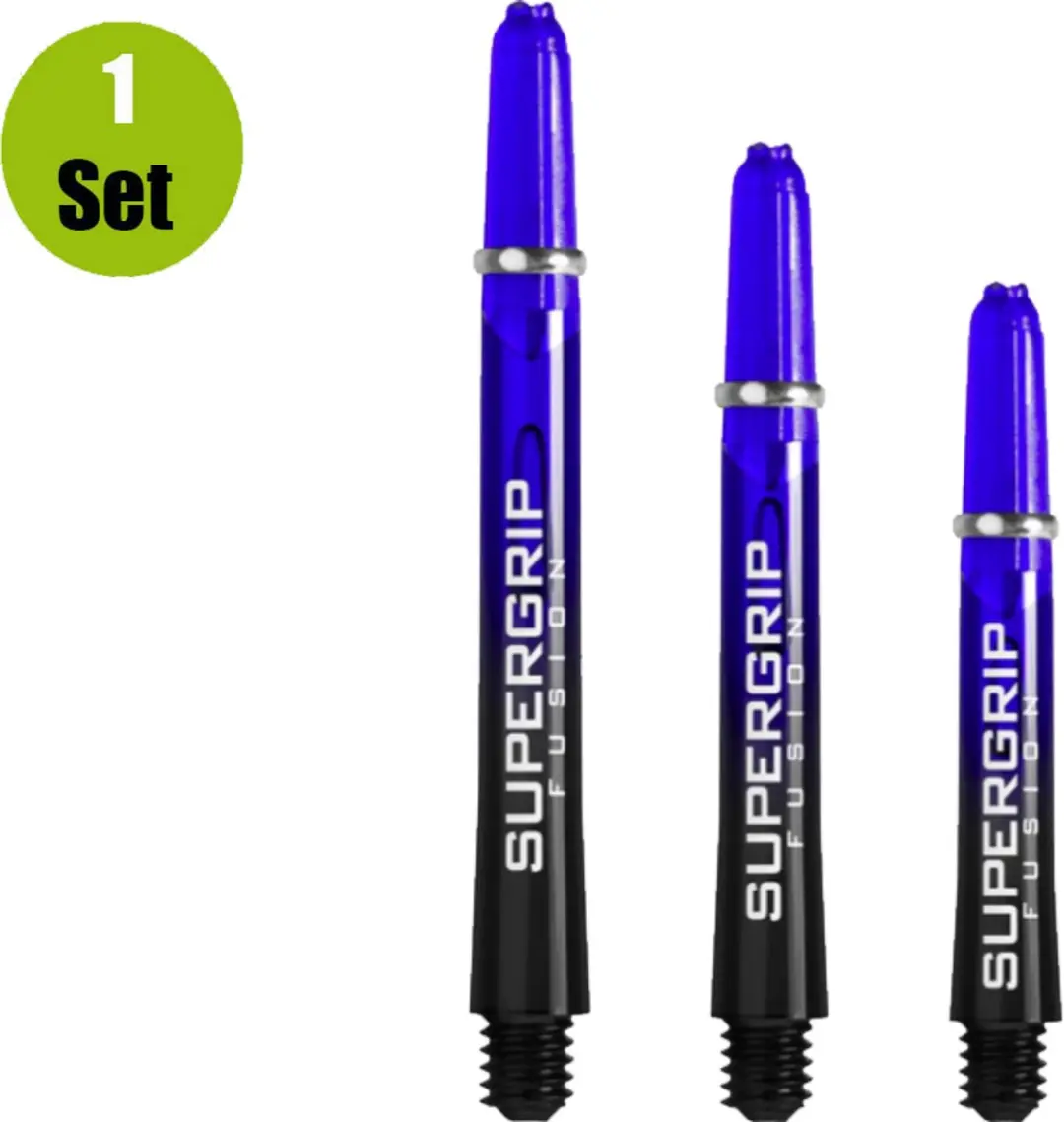 Harrows Supergrip Fusion Dart Shafts SH0163 - 3 Stuks - Blauw