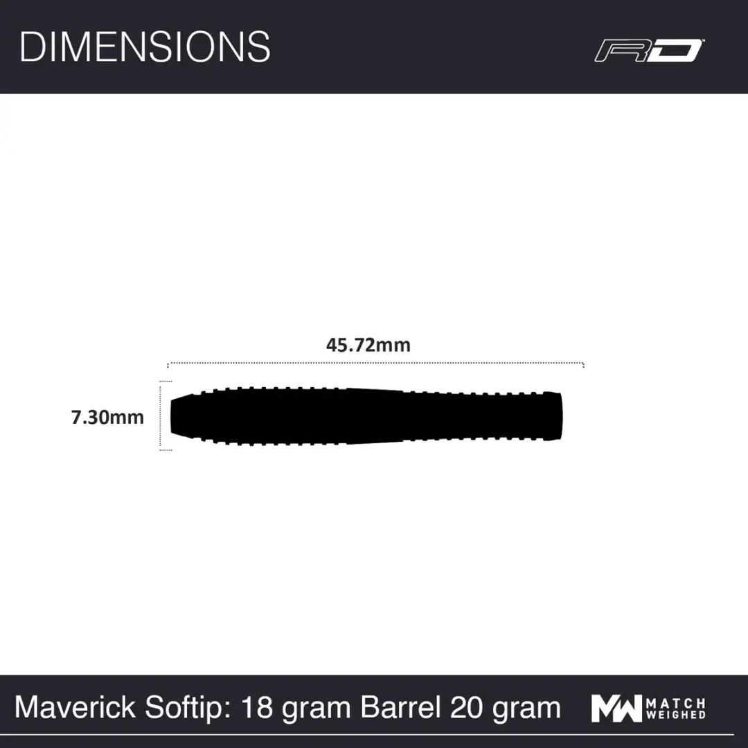Winmau Maverick Soft Tip Darts 3 Stuks