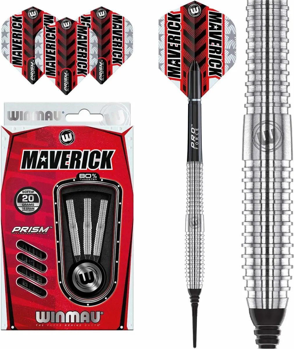 Winmau Maverick Soft Tip Darts 3 Stuks