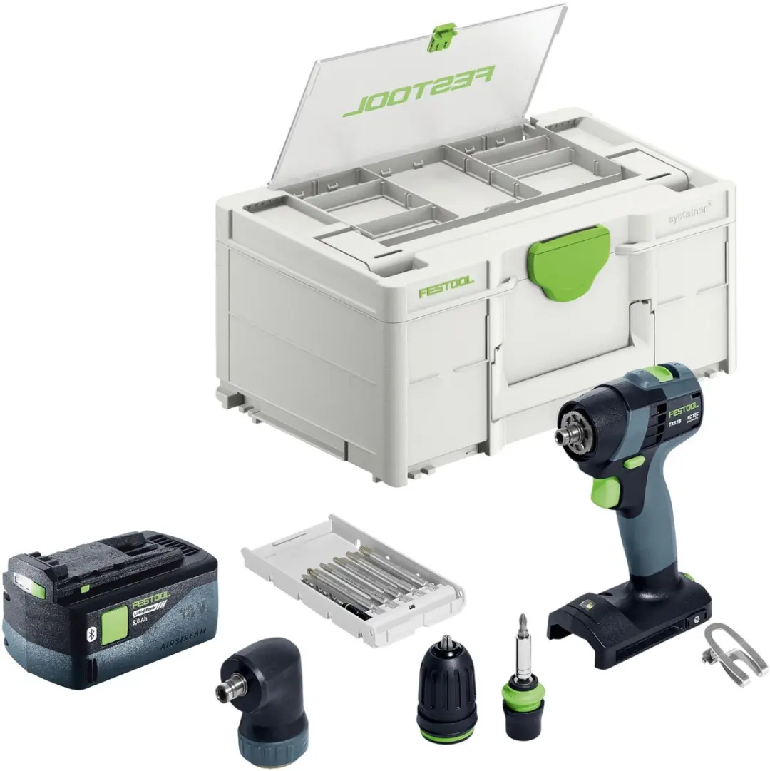 Festool TXS 18 Basisset - 40Nm borstelloos - 5,0Ah accu - afbeelding 6 van 6