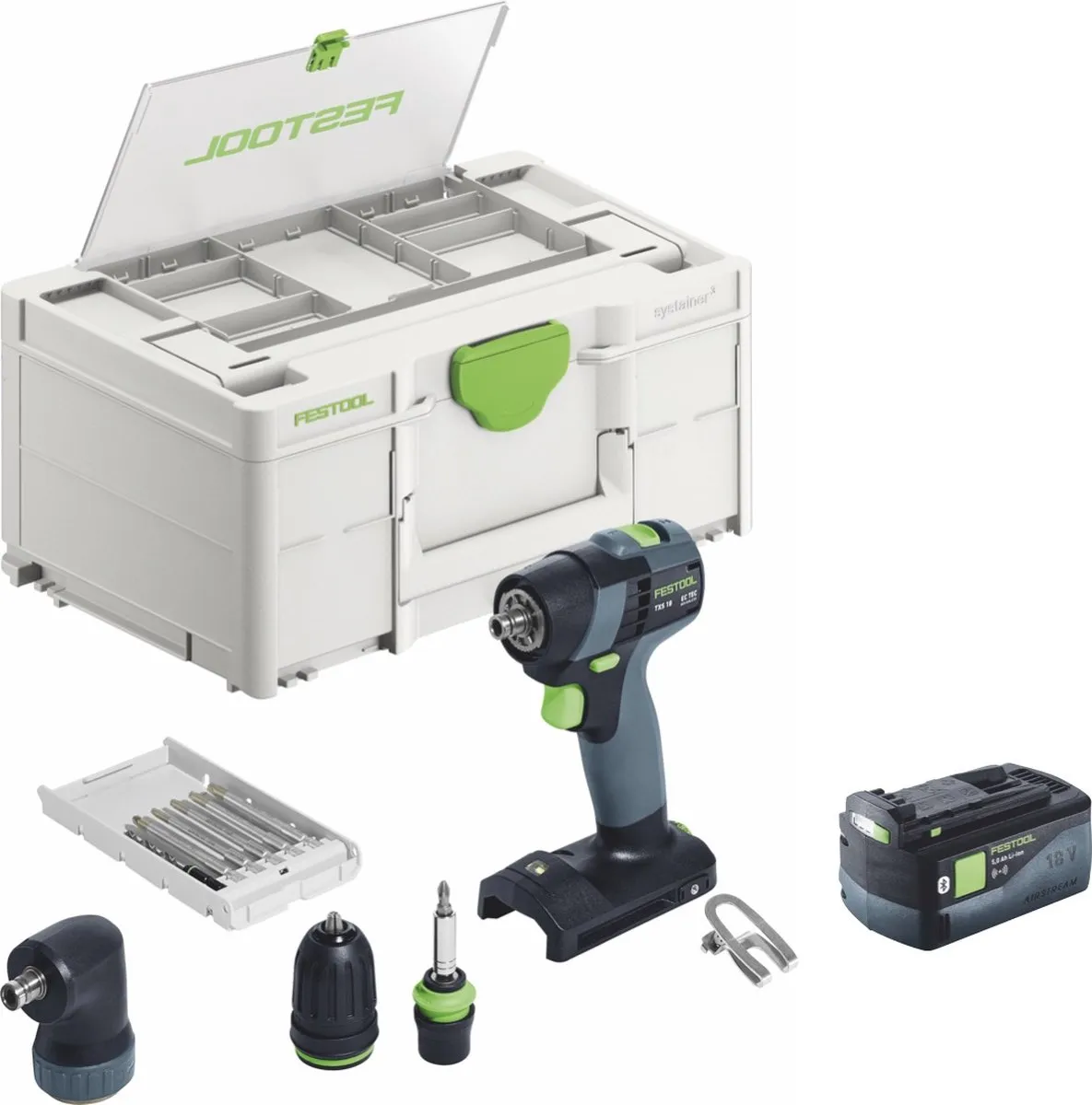 Festool TXS 18 Basisset - 40Nm borstelloos - 5,0Ah accu - afbeelding 2 van 6