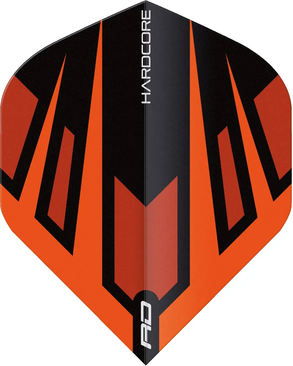 Red Dragon Hardcore Radical Dart Flights TF6813 - 3 Stuks - Oranje/Zwart