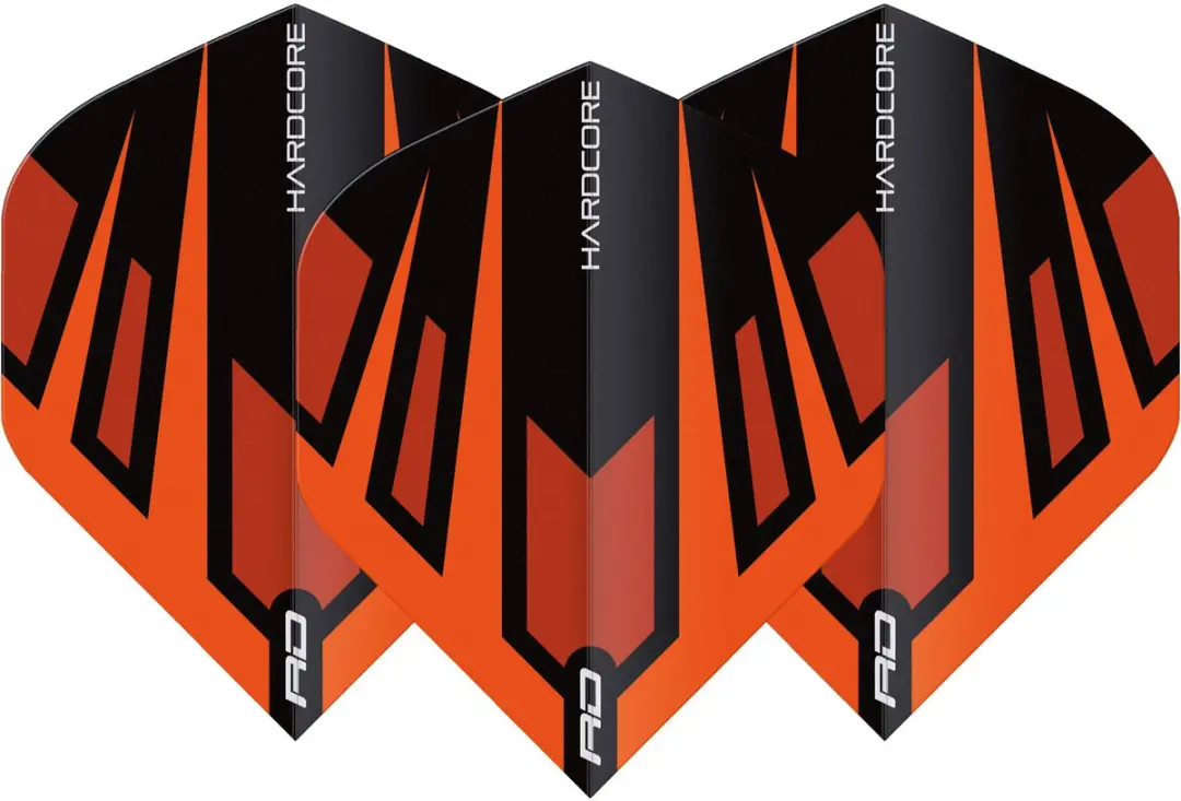 Red Dragon Hardcore Radical Dart Flights TF6813 - 3 Stuks - Oranje/Zwart