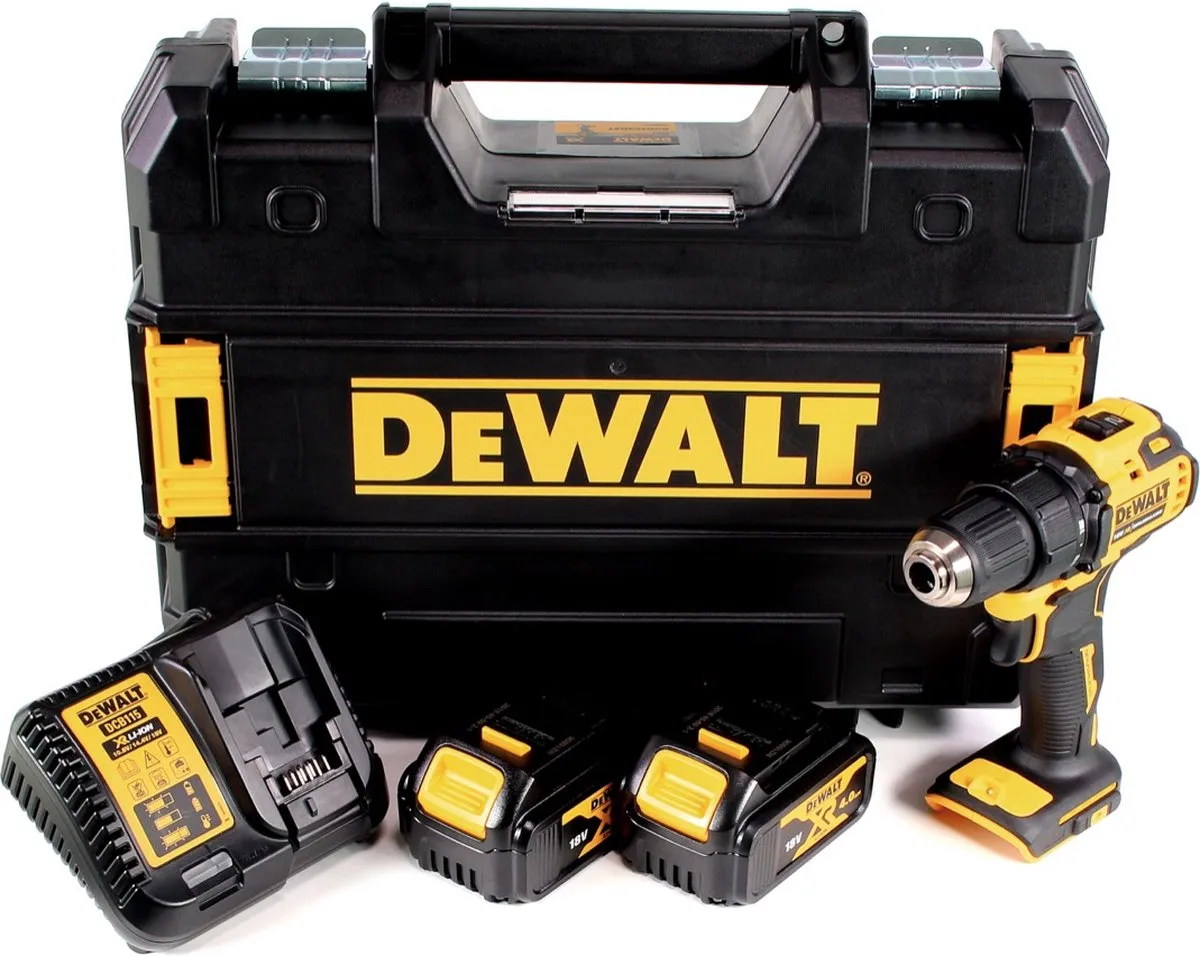 DeWalt DCD708M2T Accuboormachine 18V - 2x 4,0Ah + Oplader - afbeelding 2 van 5