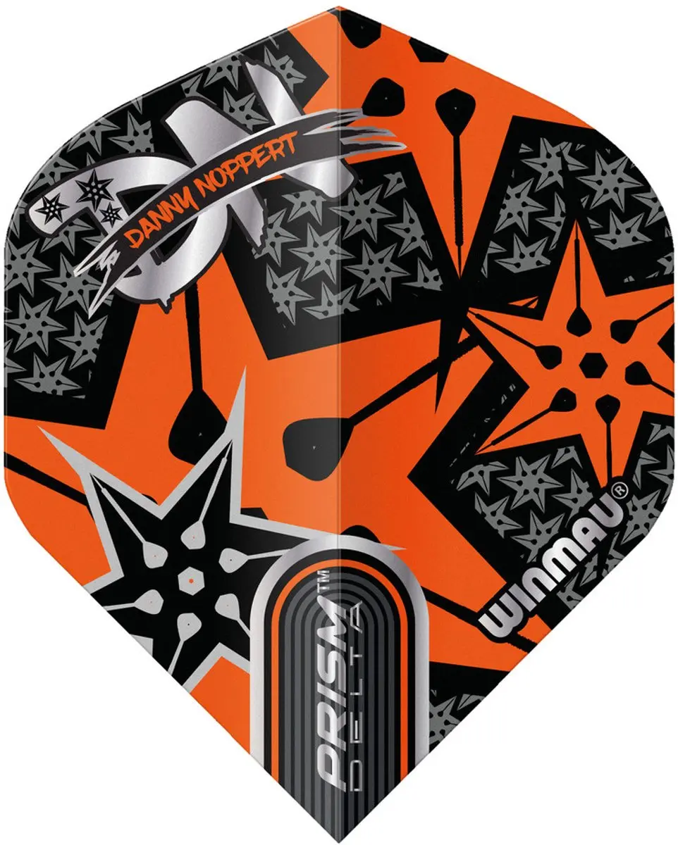 Winmau Prism Delta Danny Noppert Dart Flights - 3 Stuks - Oranje