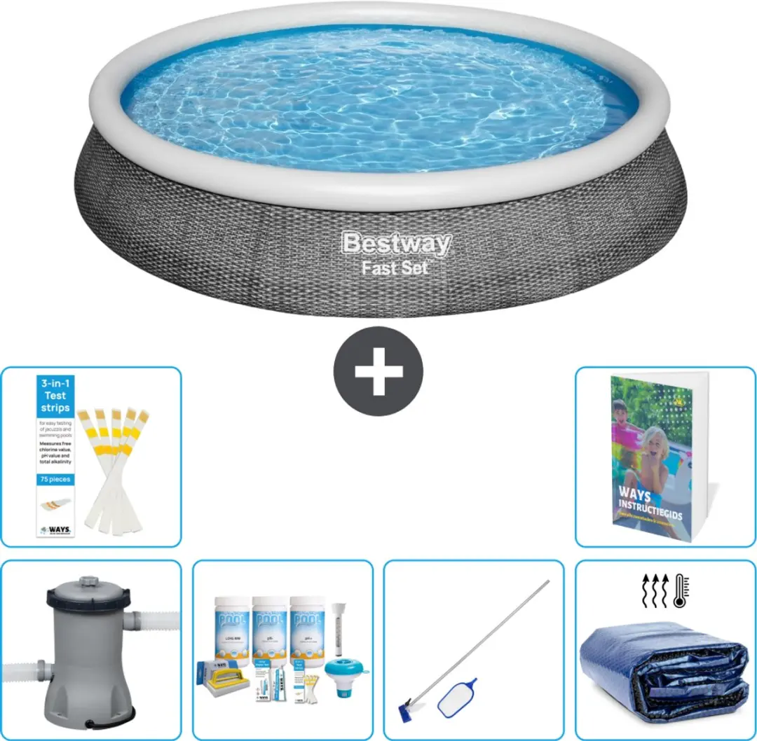 Bestway Fast Set Zwembad 396x84cm