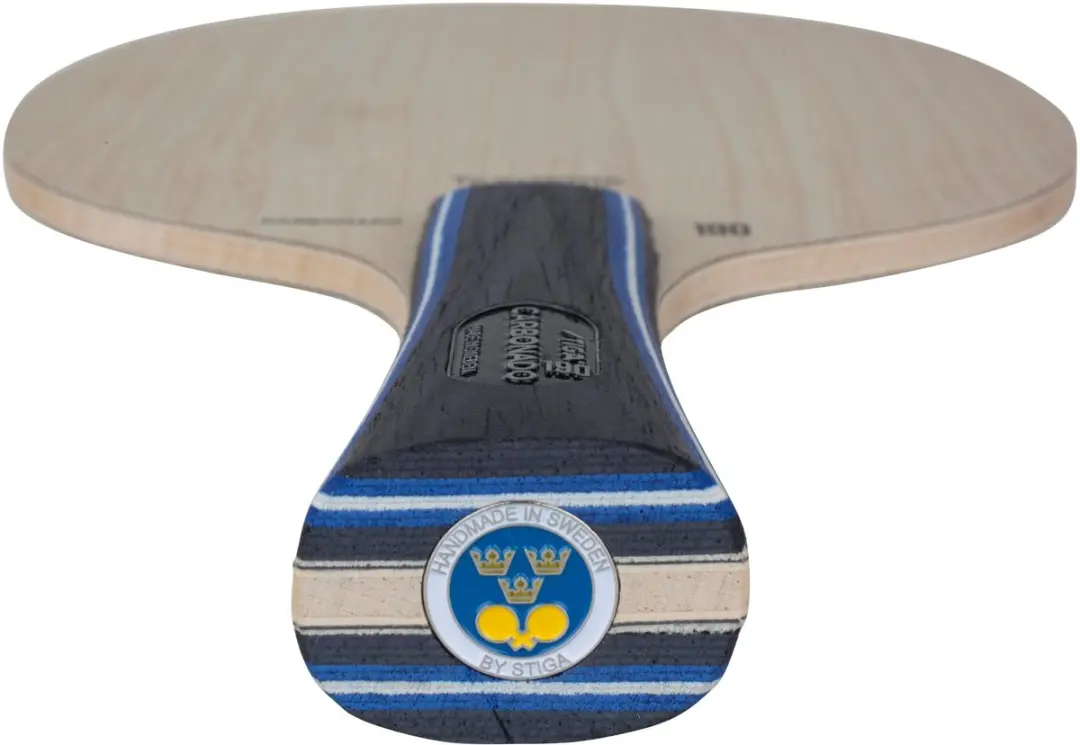 Stiga Carbonado 190 Penhouder Tafeltennisbatje - Blauw/Beige