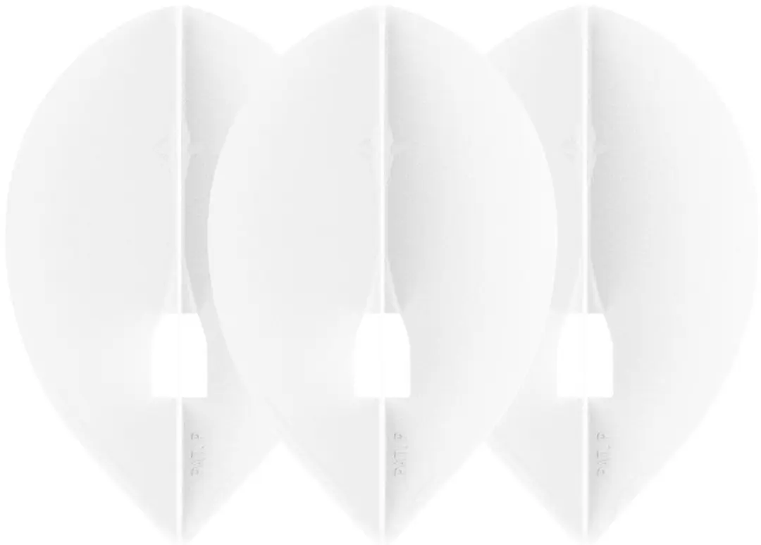 L-Style Champagne L2 Teardrop Witte Dartvleugels FP3202