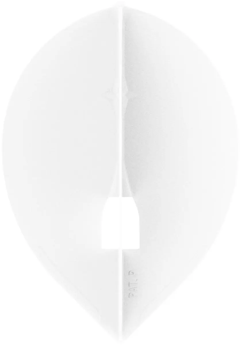 L-Style Champagne L2 Teardrop Witte Dartvleugels FP3202 - 3 Stuks