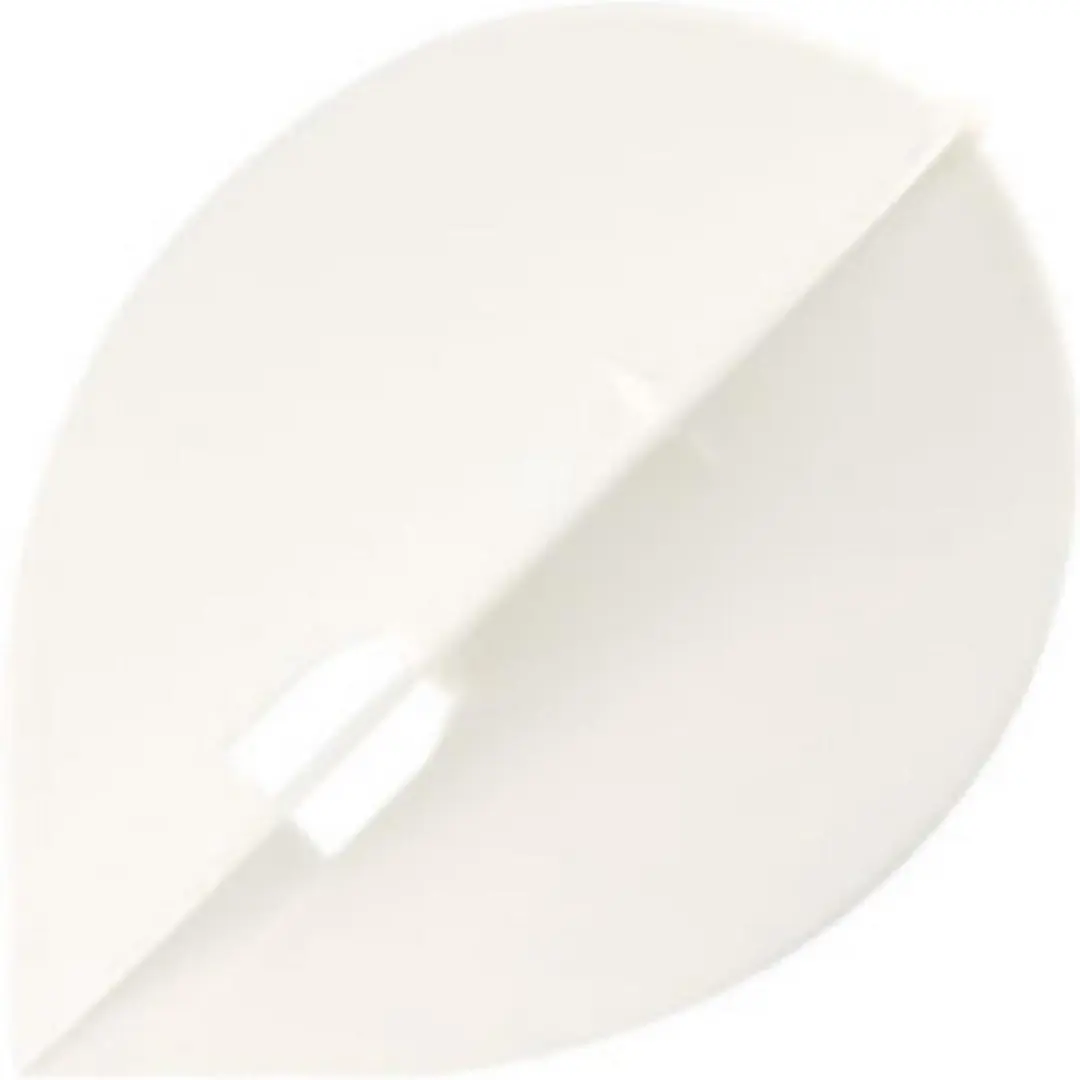 L-Style Champagne L2 Teardrop Witte Dartvleugels FP3202 - 3 Stuks