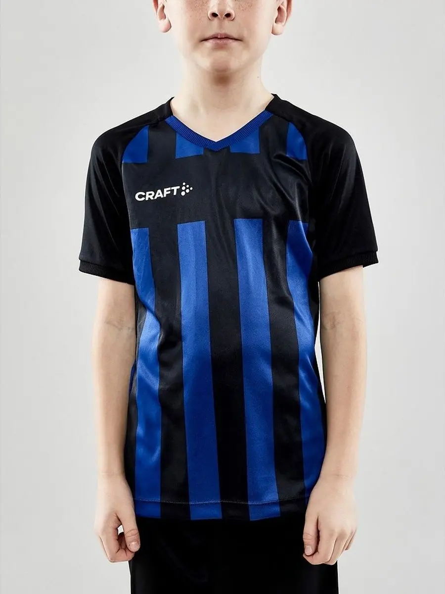 Craft Progress 2.0 Stripe Shirt Kinderen - Zwart 146/152