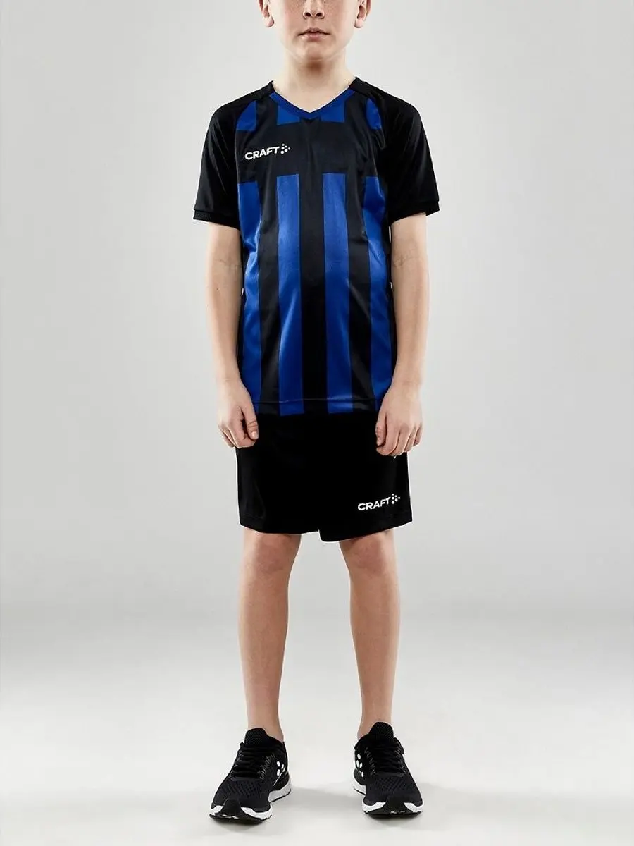 Craft Progress 2.0 Stripe Shirt Kinderen - Zwart 146/152