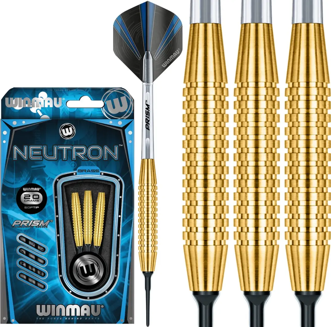 Winmau Neutron 2 Brass Soft Tip Darts