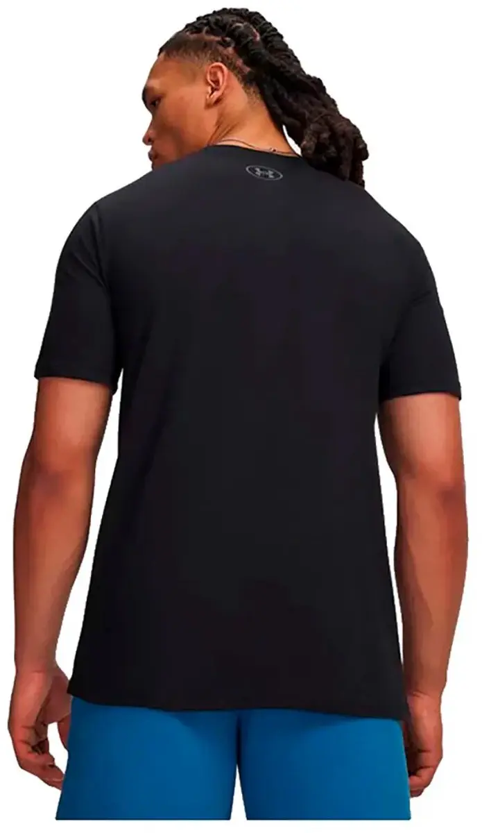 Under Armour Box Label T-shirt Kort L - Zwart