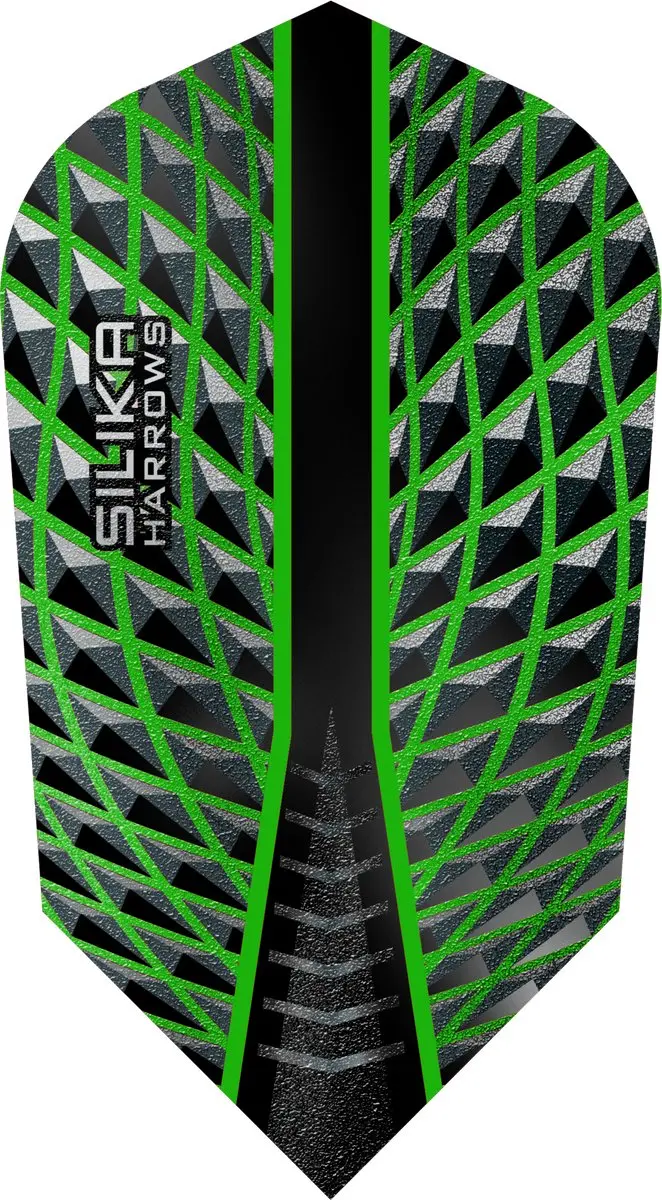 Harrows Silika Slim Green HF5112 Dart Flights