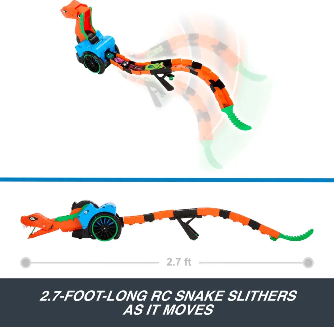 Hot Wheels Let’s Race Slither 'N Strike RC - Meerkleurig