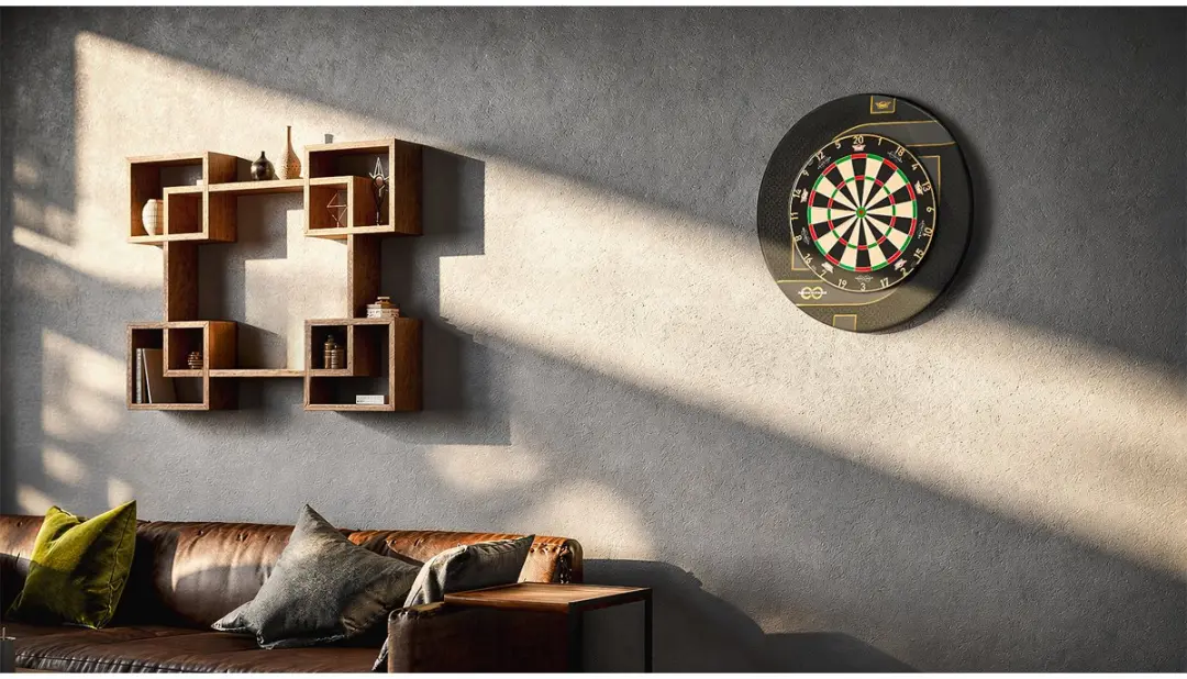 Bull's Advantage 8 Dartbord Surround - Zwart/Goud