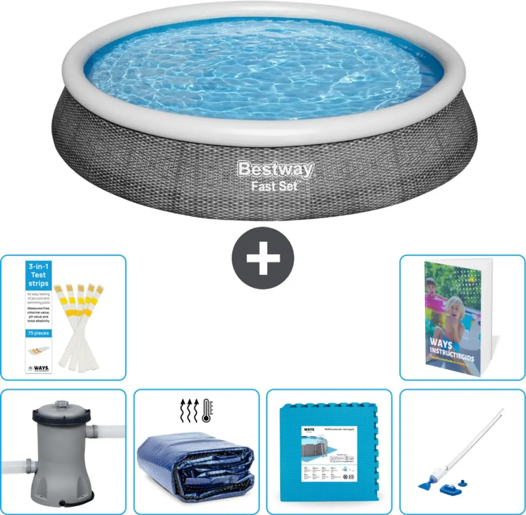 Bestway Fast Set Zwembad 396x84cm