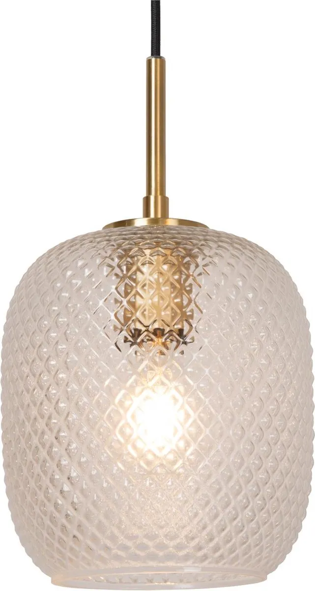Lucide Alicent Hanglamp Ø18cm - Mat Goud/Messing