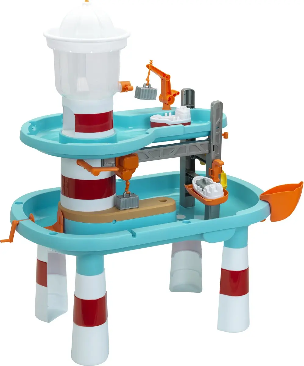 Klein Toys Waterspeeltafel XXL Vuurtoren - Blauw/Wit/Oranje/Rood - afbeelding 6 van 6