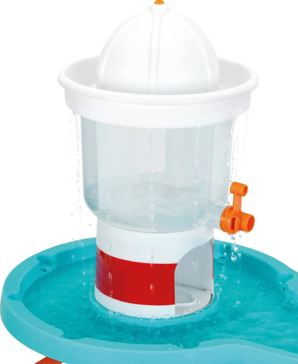 Klein Toys Waterspeeltafel XXL Vuurtoren - Blauw/Wit/Oranje/Rood