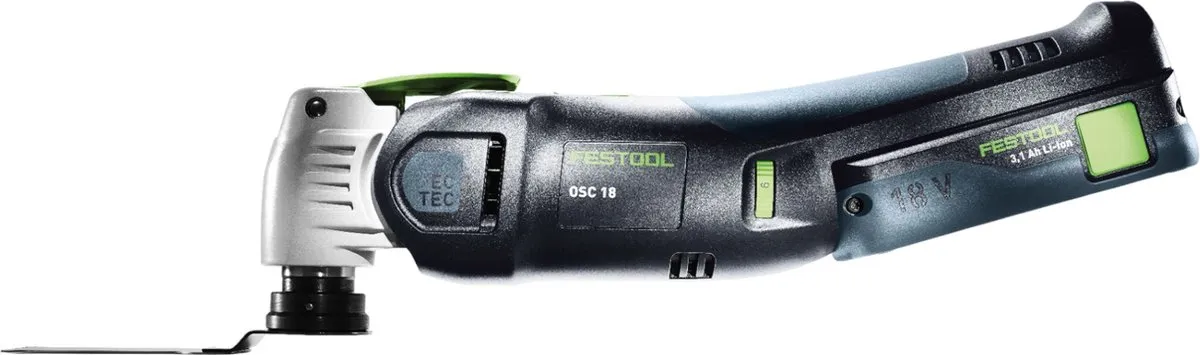 Festool VECTURO OSC 18 E-Basic Set snoerloos oscillerend gereedschap 18 V Starlock Max Brushless + 1x accu 5.0 Ah + snellader + systainer