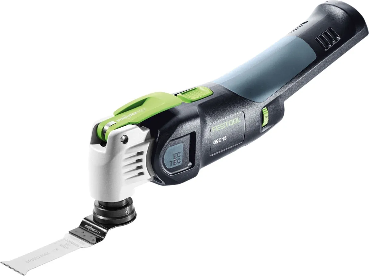 Festool VECTURO OSC 18 E-Basic Set snoerloos oscillerend gereedschap 18 V Starlock Max Brushless + 1x accu 5.0 Ah + snellader + systainer