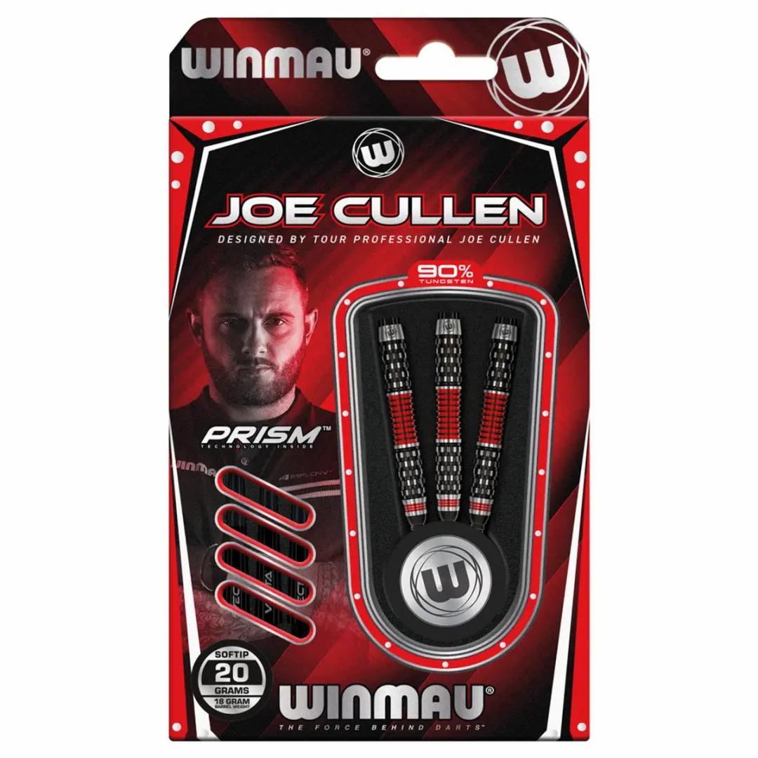 Winmau Joe Cullen Rockstar Series RS 1.0 Soft Tip Darts - 3 Stuks - afbeelding 6 van 6